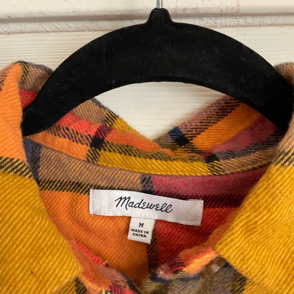 Madewell Multicolor Plaid Button Down Shirt - Picture 7 of 7